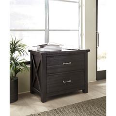 Yosemite Solid Wood Lateral File Cabinet in Cafe