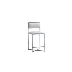 Amalfi X-Base Counter Stool in White, set of 2