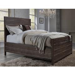 Townsend Solid Wood Panel Bed in Java