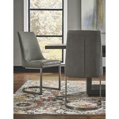 Oxford Dining Chair in Basalt Grey, set of 2