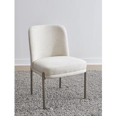Dion Upholstered Dining Chair in Natural Light Linen, set of 2