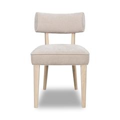 Magnolia Wood Frame Upholstered Dining Chair in Brown Sugar, set of 2