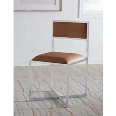 Amalfi X-Base Chair in Cognac, set of 2