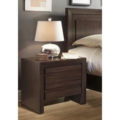 Element Nightstand in Chocolate Brown
