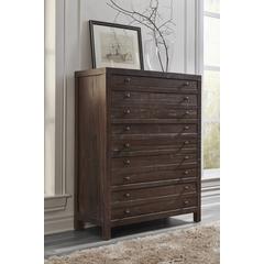 Townsend Five Drawer Solid Wood Chest in Java (2024)