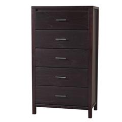 Nevis Five Drawer Chest in Espresso (2024)