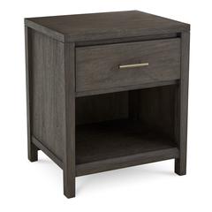 Nevis One Drawer Nightstand in Sharkskin