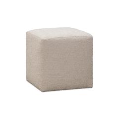 Liv Fully Upholstered Dining Ottoman in Brun Boucle