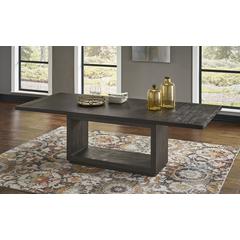 Oxford Rectangular Dining Table in Basalt Grey