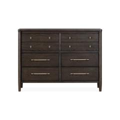 Rockport Eight Drawer Oak Wood Dresser in Yin
