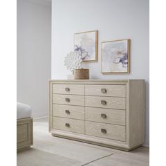 Maxime Eight Drawer Dresser in Ash