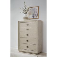 Maxime Five Drawer Chest in Ash