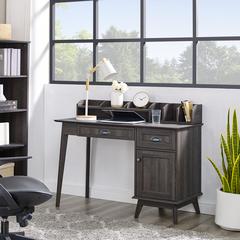 Newport Series Home Office Writing Computer Desk With Hutch And Cabinet