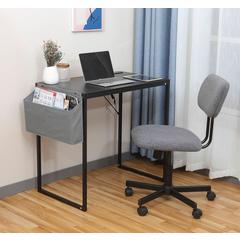 Small Computer Desk Simple Style Writing Desk, White/Pink