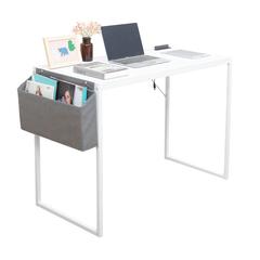 Small Computer Desk Simple Style Writing Desk, White