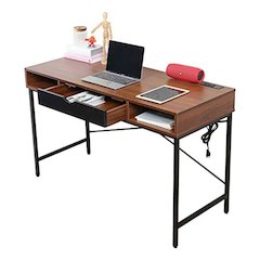 Home Office Contemporary Large Computer Desk Laptop Workstation With Drawer