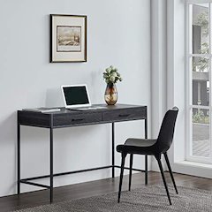 2 Drawer Writing Desk, Dark Brown