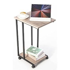 Side End C Table For Sofa, Smoky Grey