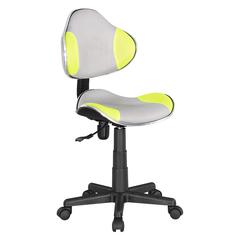 Home Office Low Back Computer Executive Chair, Grey/Green