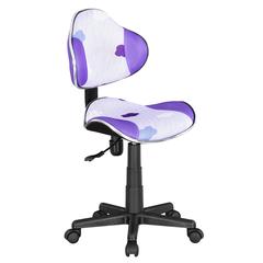 Home Office Low Back Computer Executive Chair, Purpleflower