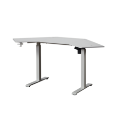 K314 Corner Electric Height Adjustable Standing Desk, White