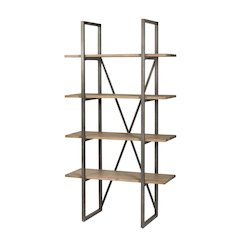 Kenya Small Cain Rack - Salvaged Grey