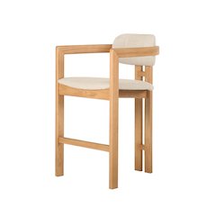 Monterrey Counter Stool - Cream Tweed