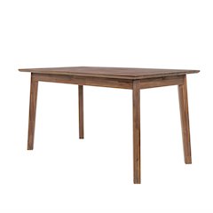 Gia Small Extension Dining Table with Butterfly System 55/71” - Warm Pecan