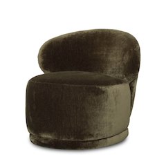 Rollo Club Chair - Distressed Khaki Green