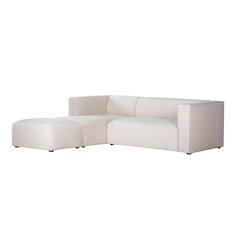 Premium Small Left Modular Sectional with Ottoman