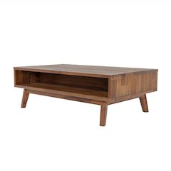 Gia Coffee Table with Lift Top - Warm Pecan