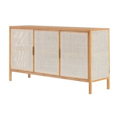 Rattan 3 Door Sideboard - Natural