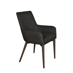 Fritz Arm Dining Chair - Dark Grey
