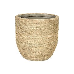 Nature Grass and Concrete Pot