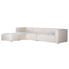 Premium Left Modular Sectional with Ottoman
