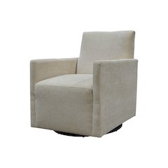 Riley Swivel Club Chair - Ivory