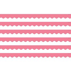 Light Pink Scalloped Border Trim, 35 Feet Per Pack, 6 Packs