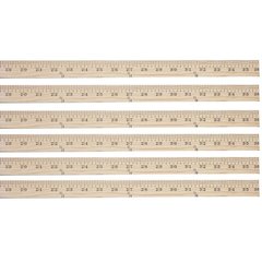 Wood Yardstick, Pack of 6