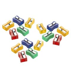 Single-Hole Pencil Sharpener Classroom Pack, 24 Per Pack, 3 Packs