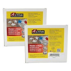 Model 'n Mold Sculpting Sensory Sand, 3 lbs. Per Pack, 2 Packs