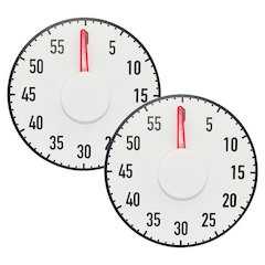 Magnetic Big Timer, 7.5", Pack of 2