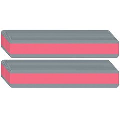 Double Wide Sentence Strip Reading Guide, 1-1/4" x 7-1/4", Rose, Pack of 24