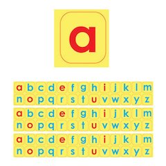 Die-Cut Magnetic Foam Lowercase Letters, 104 Pieces Per Pack, 3 Packs