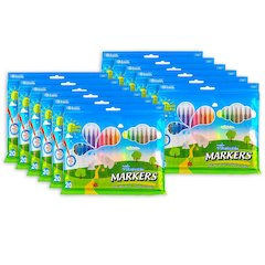 Fine Line Washable Markers, 20 Per Pack, 12 Packs