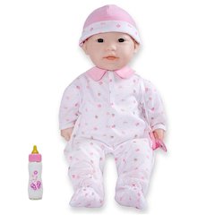 La Baby Soft 16" Baby Doll, Pink with Pacifier, Asian