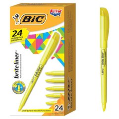 Brite Liner Highlighters Markers, Fluorescent Highlighters Ink,, 24-Count Pack