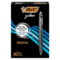 Gelocity Original Retractable Gel Pens, Medium Point (0.7mm), 24-Count Pack