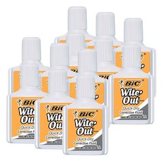 Wite-Out Quick Dry Correction Fluid, Pack of 12