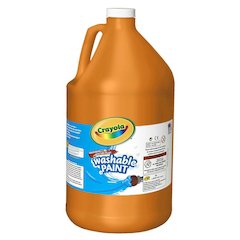 WASHABLE PAINT GALLON ORANGE