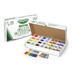 CRAYOLA CRAYON MARKER COMBO CLASSPK